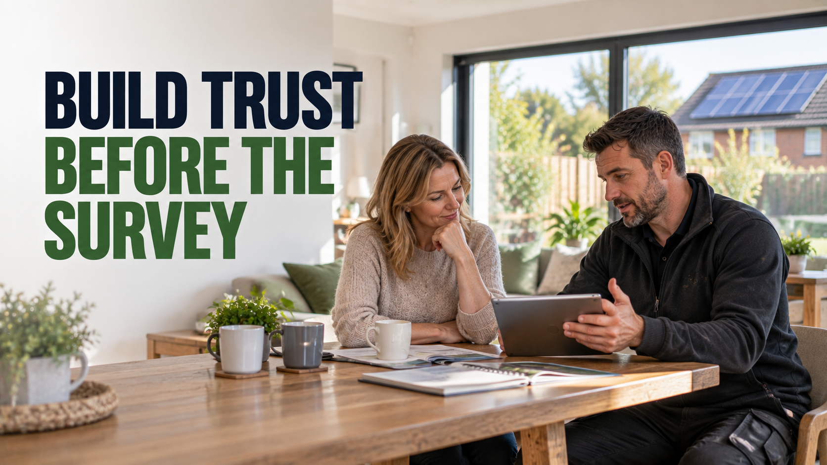 How Solar & Heat Pump Installers Can Build Trust Before the Survey