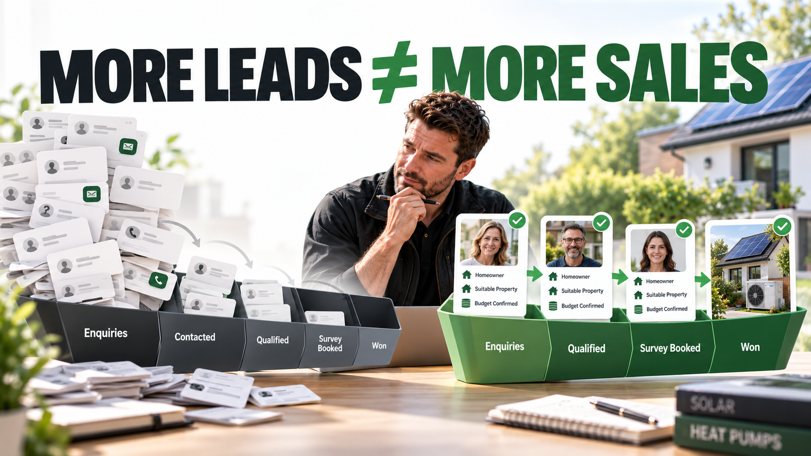 Why Lead Quality Matters More Than Lead Volume for Solar & Heat Pump Installers