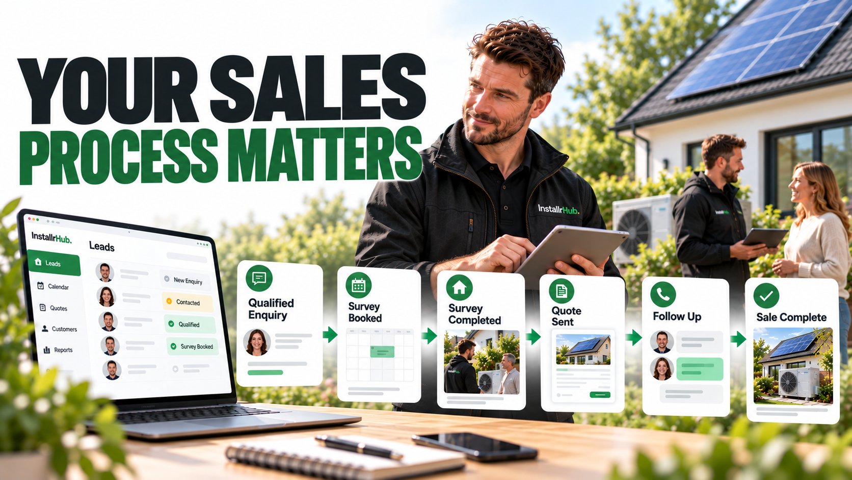 How to Build a Sales Process That Helps Solar & Heat Pump Salespeople Succeed