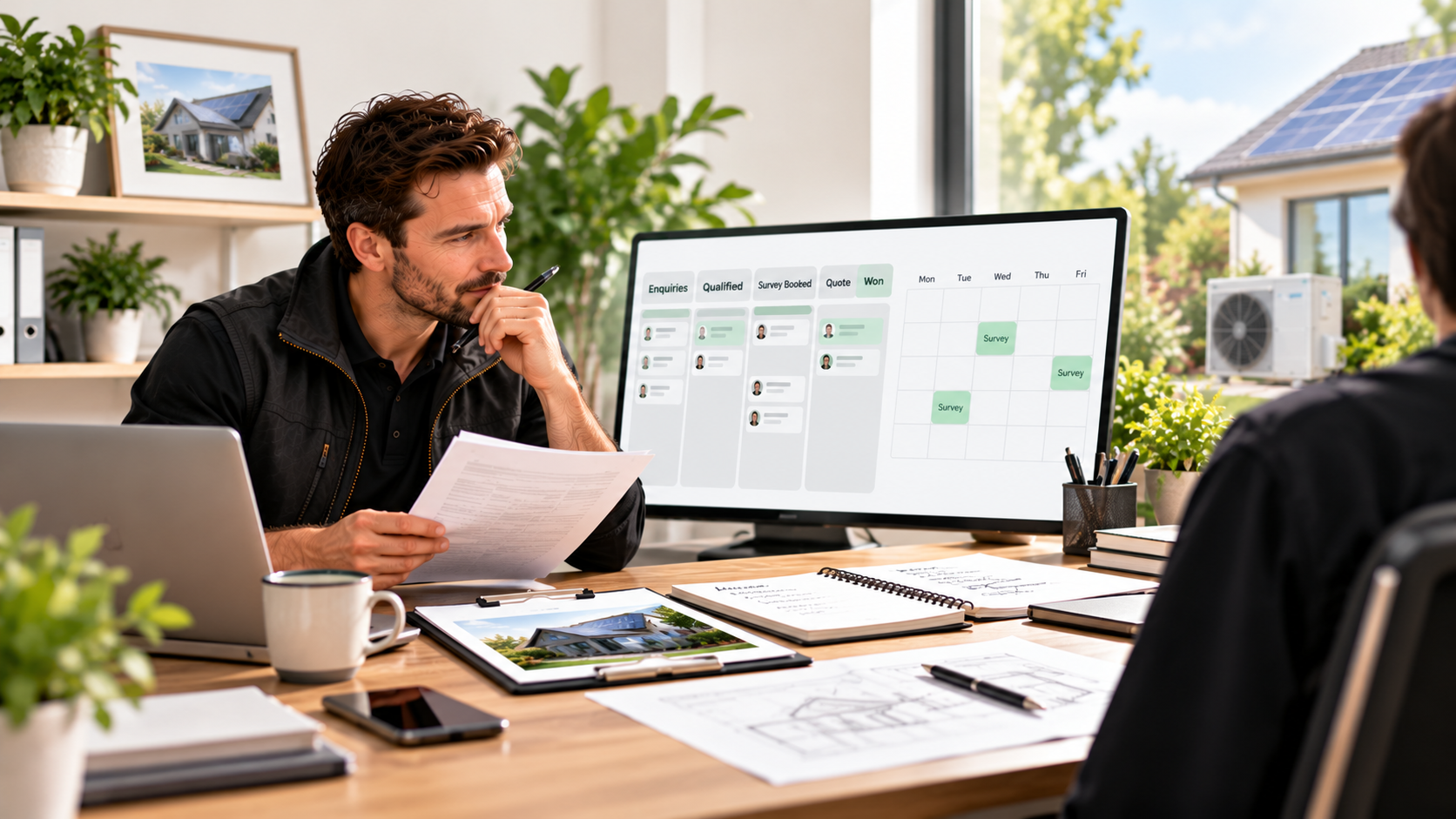 When Should a Solar or Heat Pump Installer Hire Their First Sales Rep?